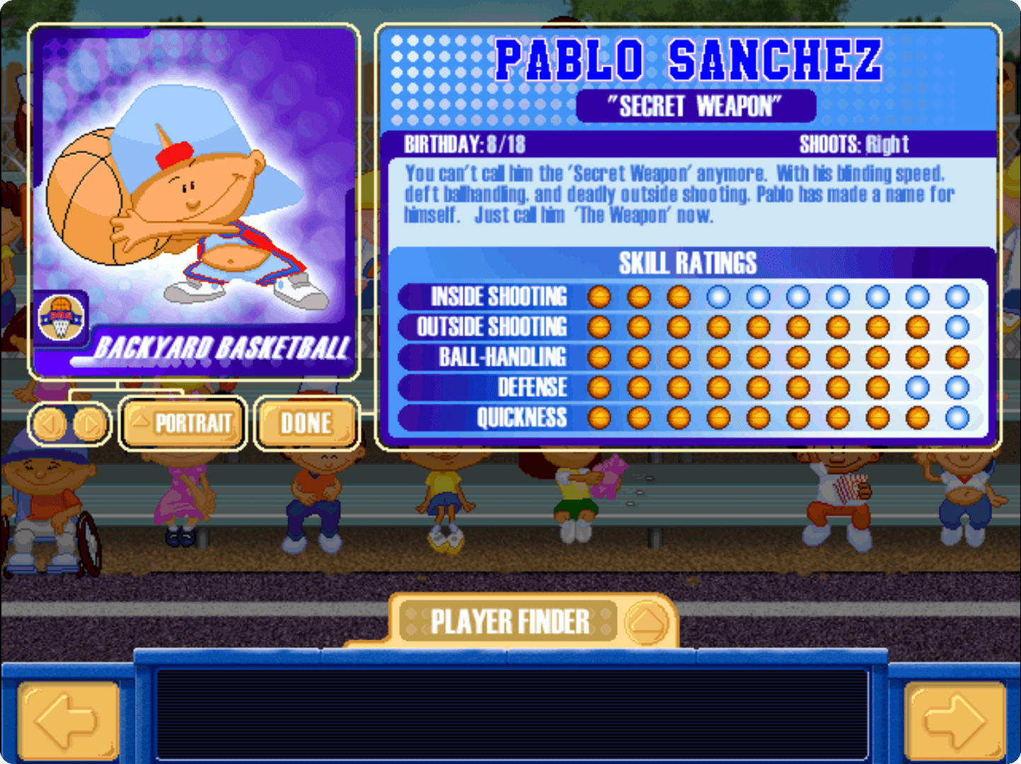 Backyard Basketball Screenshot 1