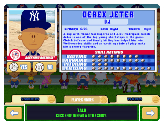 Backyard Baseball Screenshot 1